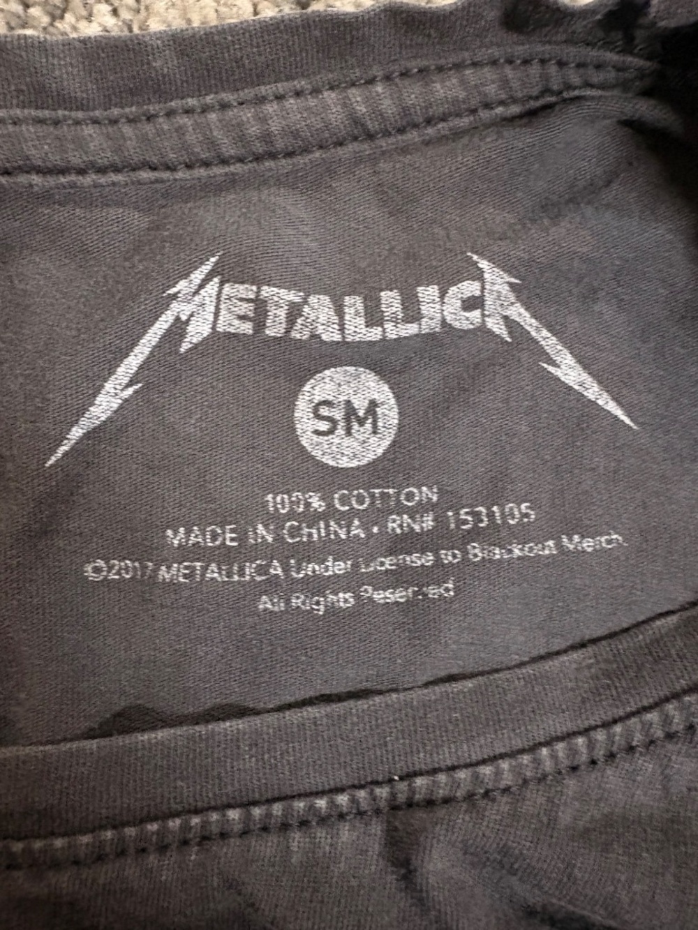 metallic tee - Picture 2 of 3